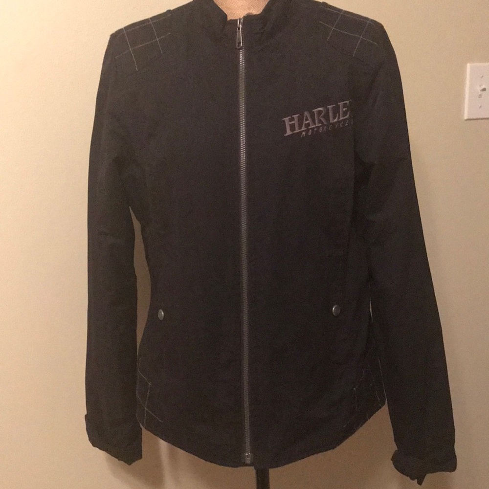 Harley Davidson black jacket. Size L